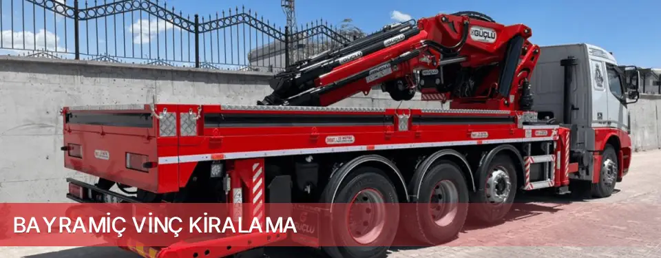 Bayramiç İlçemi Vinç Kiralama